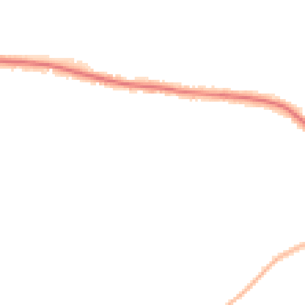 Night-time road noise heatmap for SS7 1TP