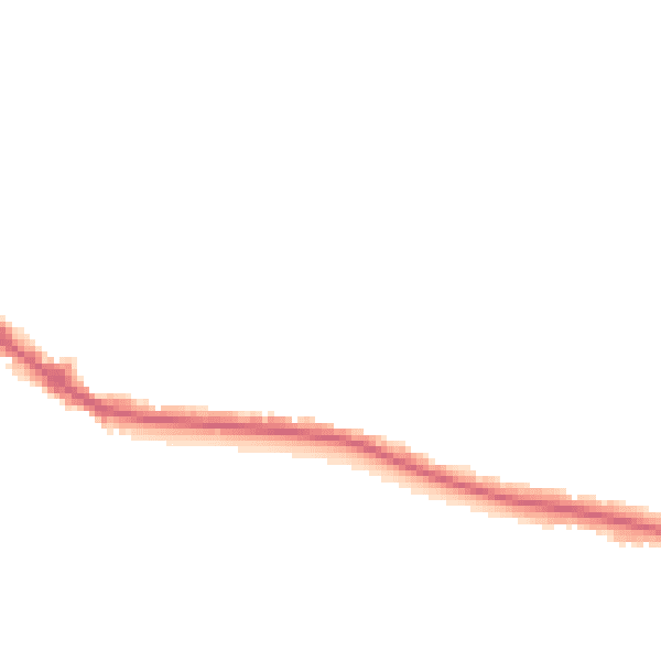 Night-time road noise heatmap for SS7 2FN