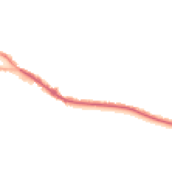 Night-time road noise heatmap for SS7 2HA
