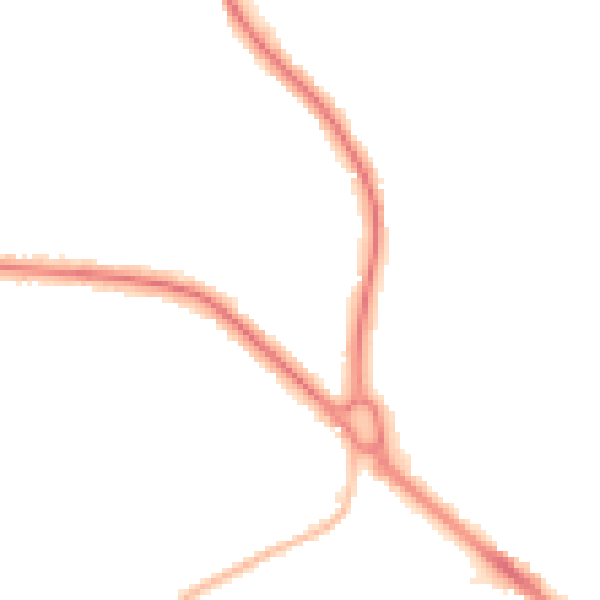 Night-time road noise heatmap for SS7 3YQ