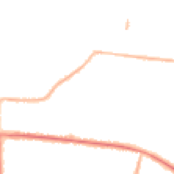 Night-time road noise heatmap for SS7 4AY