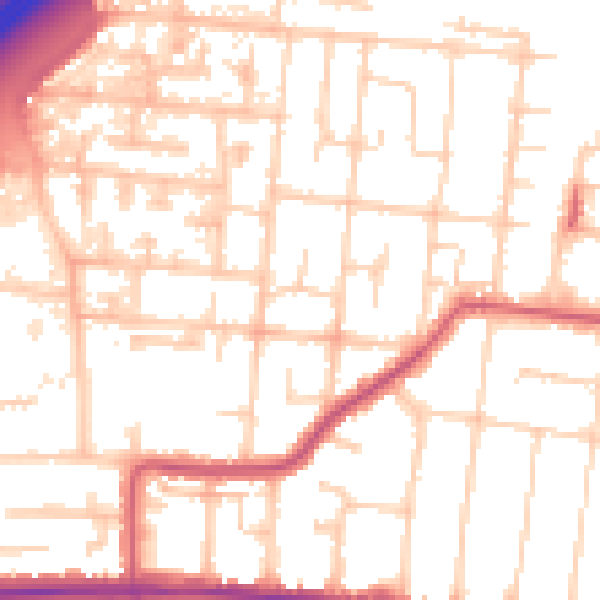 Daytime road noise heatmap for SS7 4HD