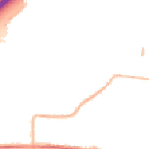 Night-time road noise heatmap for SS7 4HD