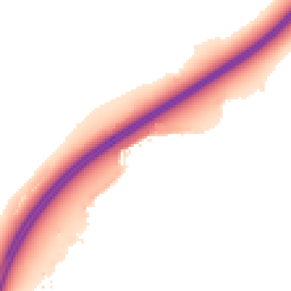 Night-time road noise heatmap for SS7 4NP