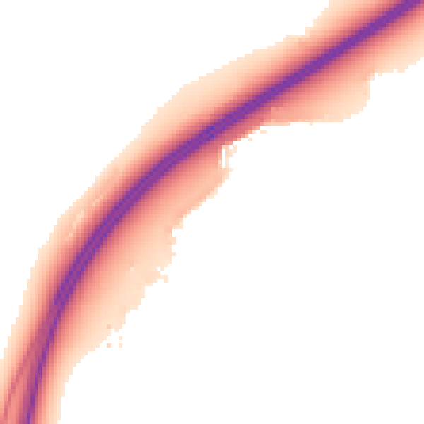 Night-time road noise heatmap for SS7 4NW