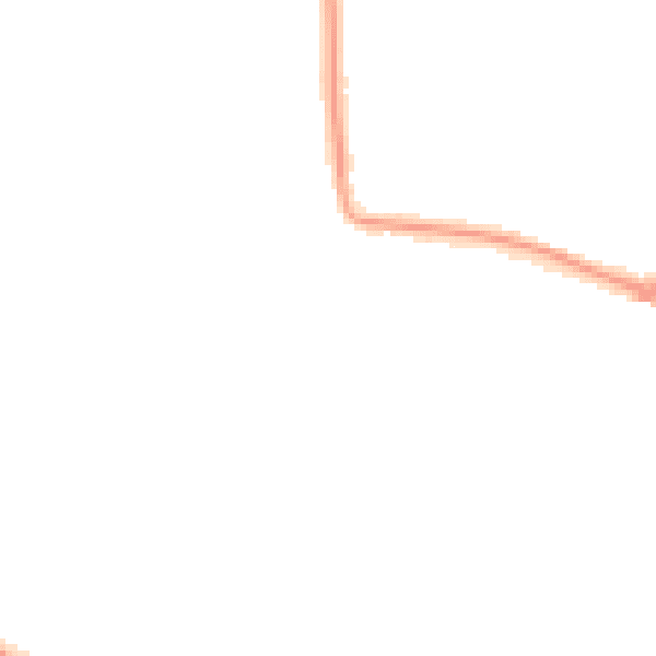 Night-time road noise heatmap for SS7 5DA