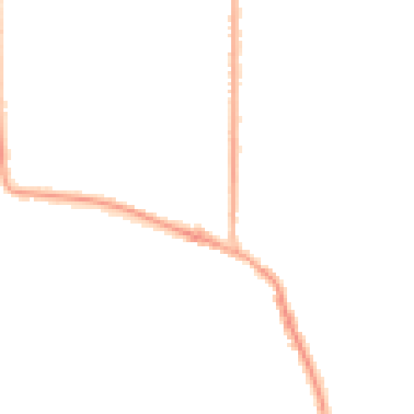 Night-time road noise heatmap for SS7 5FJ