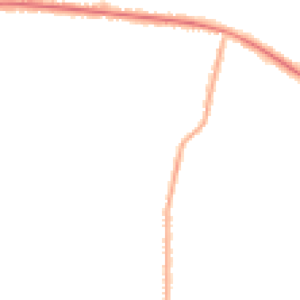 Night-time road noise heatmap for SS7 5PU