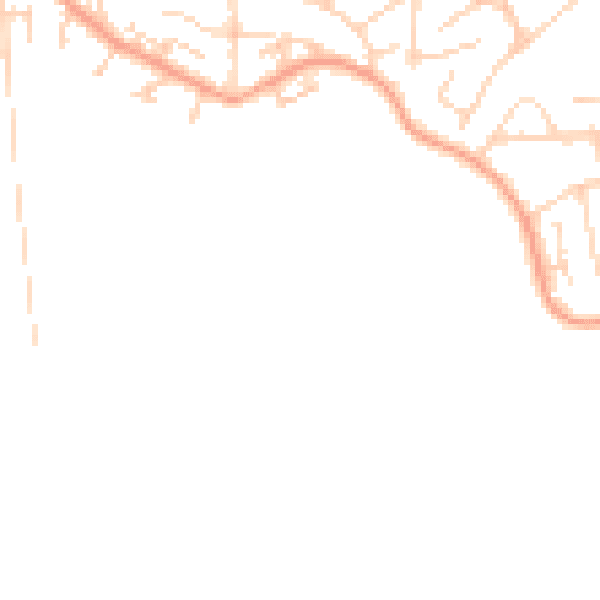 Daytime road noise heatmap for SS8 0EL