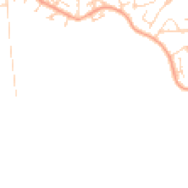 Daytime road noise heatmap for SS8 0FA