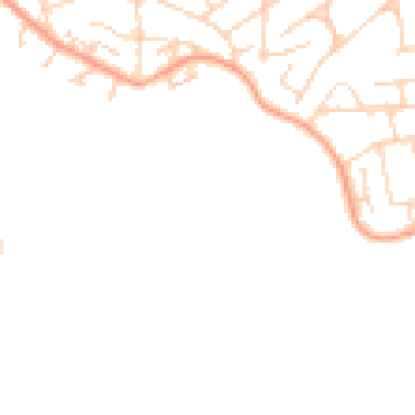Daytime road noise heatmap for SS8 0FB