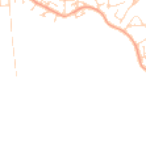 Daytime road noise heatmap for SS8 0FJ
