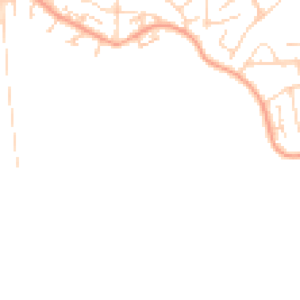 Daytime road noise heatmap for SS8 0FS