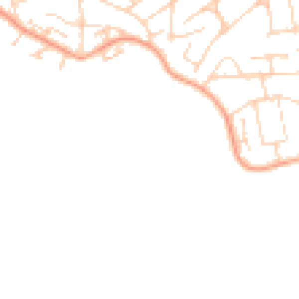Daytime road noise heatmap for SS8 0FT