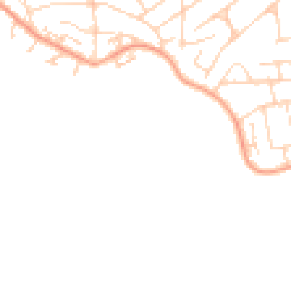 Daytime road noise heatmap for SS8 0FY