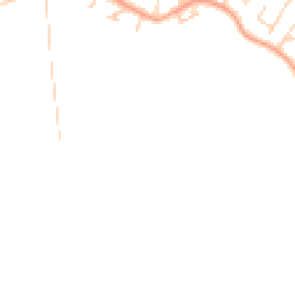 Daytime road noise heatmap for SS8 0GJ