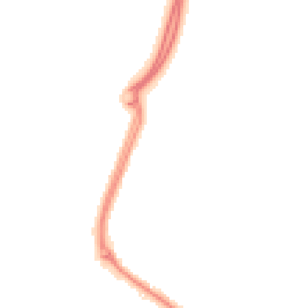 Night-time road noise heatmap for SS8 0QL