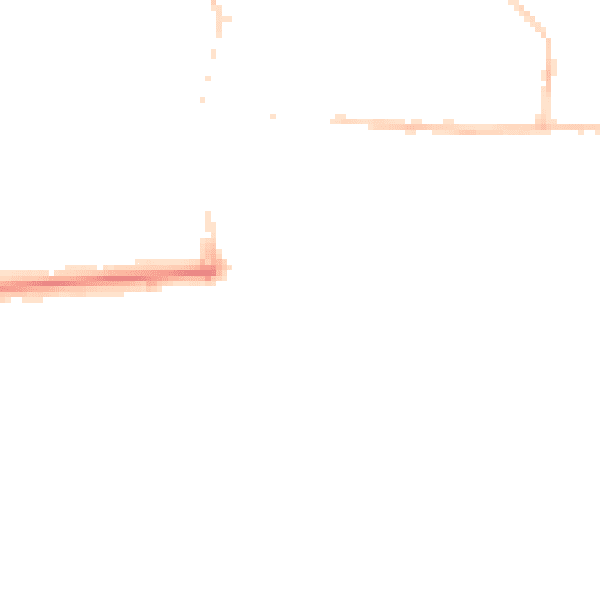Night-time road noise heatmap for SS8 7AP