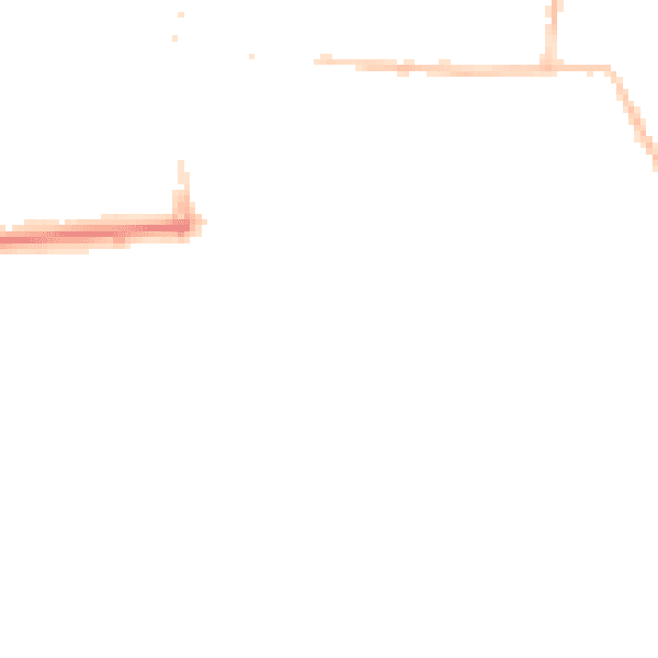 Night-time road noise heatmap for SS8 7EA