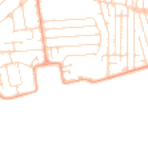 Daytime road noise heatmap for SS8 7FE
