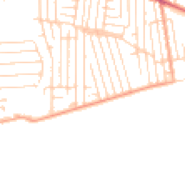 Daytime road noise heatmap for SS8 7HZ