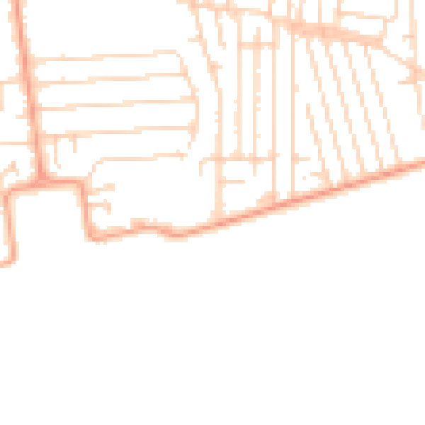 Daytime road noise heatmap for SS8 7JQ
