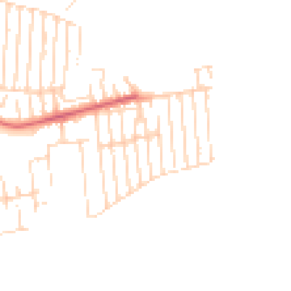 Daytime road noise heatmap for SS8 7QW