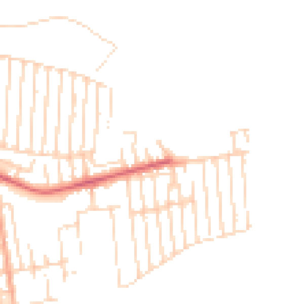 Daytime road noise heatmap for SS8 7TR