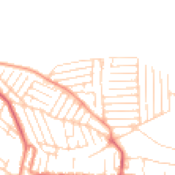 Daytime road noise heatmap for SS8 8EF