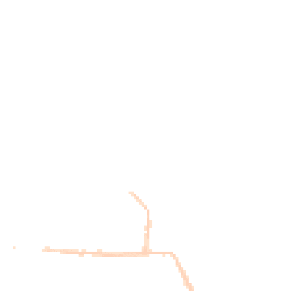 Night-time road noise heatmap for SS8 8HB