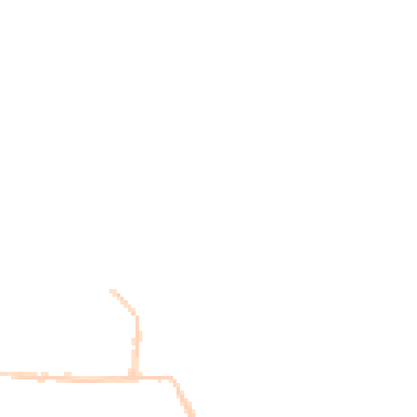 Night-time road noise heatmap for SS8 8HH