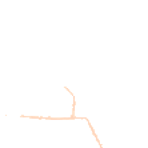 Night-time road noise heatmap for SS8 8HT
