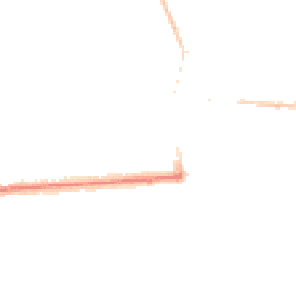 Night-time road noise heatmap for SS8 9DE