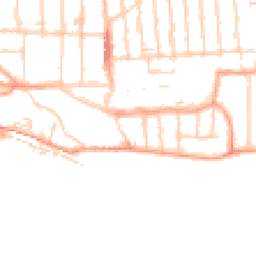 Daytime road noise heatmap for SS9 1AR