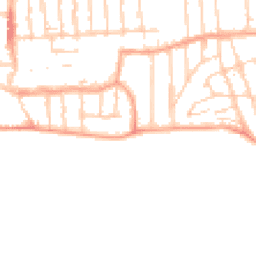 Daytime road noise heatmap for SS9 1BE