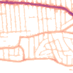 Daytime road noise heatmap for SS9 1BS