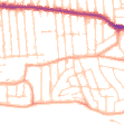 Daytime road noise heatmap for SS9 1BT