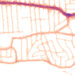 Daytime road noise heatmap for SS9 1DA