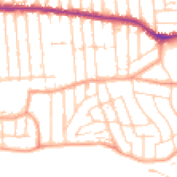 Daytime road noise heatmap for SS9 1DB