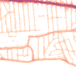 Daytime road noise heatmap for SS9 1DY