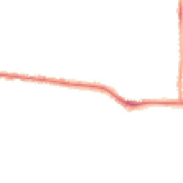 Night-time road noise heatmap for SS9 1FG