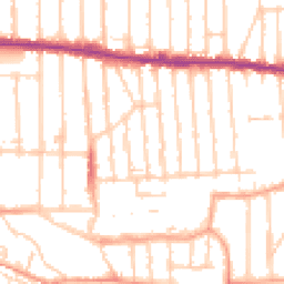 Daytime road noise heatmap for SS9 1QX