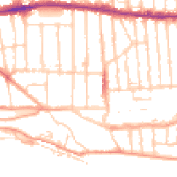 Daytime road noise heatmap for SS9 2AU