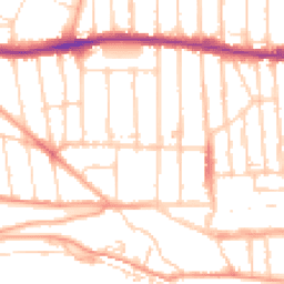 Daytime road noise heatmap for SS9 2BQ