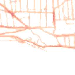 Daytime road noise heatmap for SS9 2DX