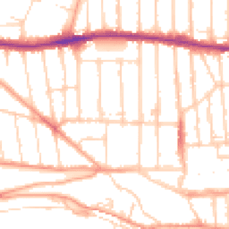 Daytime road noise heatmap for SS9 2HF