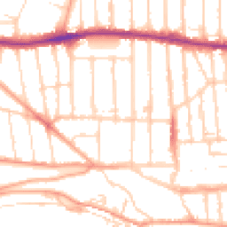 Daytime road noise heatmap for SS9 2HY