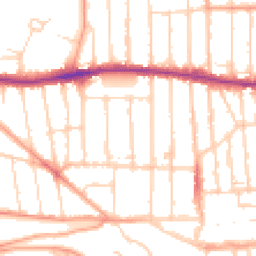 Daytime road noise heatmap for SS9 2HZ