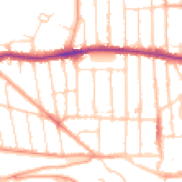 Daytime road noise heatmap for SS9 2JD