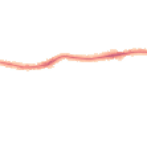 Night-time road noise heatmap for SS9 2LS